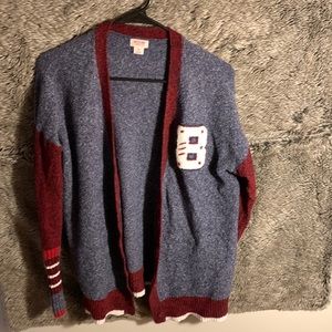 Mossimo supply company size medium cardigan with the letter B